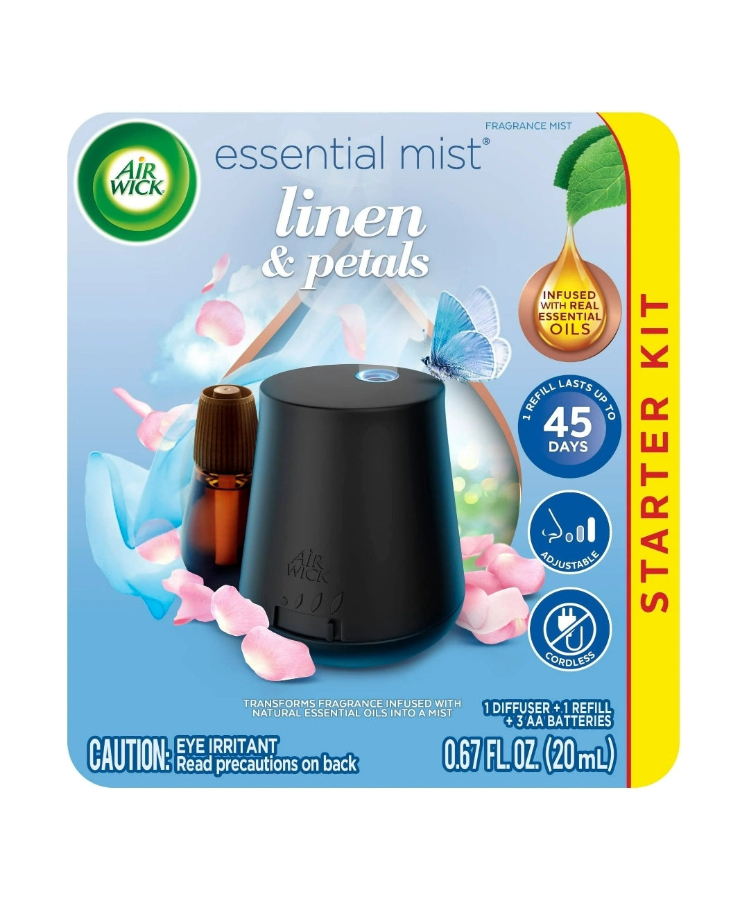Air Wick Essential Mist Starter Kit (Diffuser + Refill)