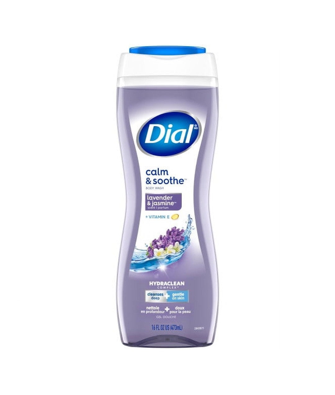 Dial Body Wash, Calm & Soothe Lavender & Jasmine Scent, 16 fl oz