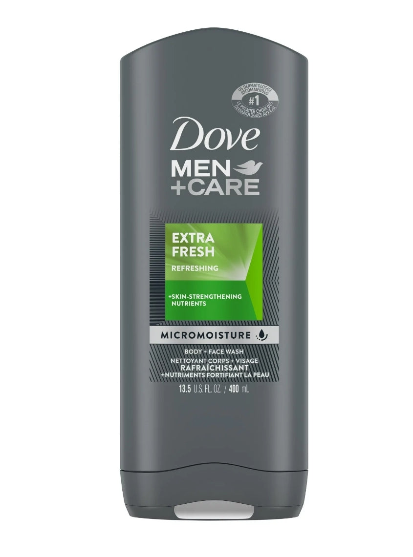 Dove Men+Care Extra Fresh Refreshing Hydrating Face and Body Wash