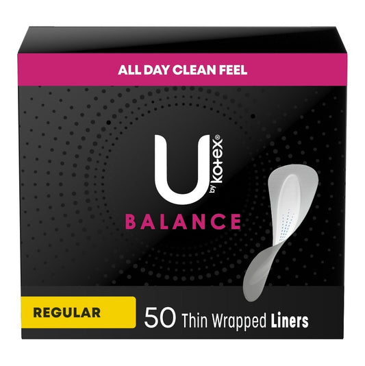 U by Kotex Balance Wrapped Panty Liners