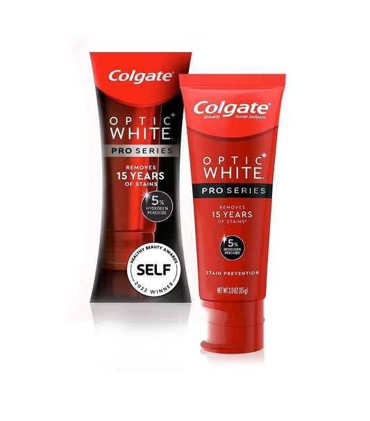 Colgate Optic White Pro Series Whitening Toothpaste with 5% Hydrogen Peroxide, Stain Prevention