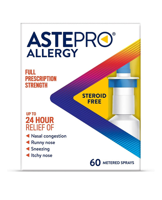 Astepro Allergy Medicine, Steroid Free Antihistamine Nasal Spray, 60 Metered Sprays