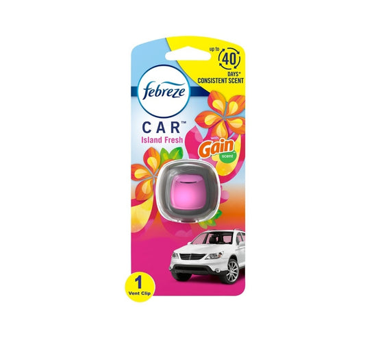 Febreze Car Odor-Fighting Air Freshener Vent Clip, 1 Ct